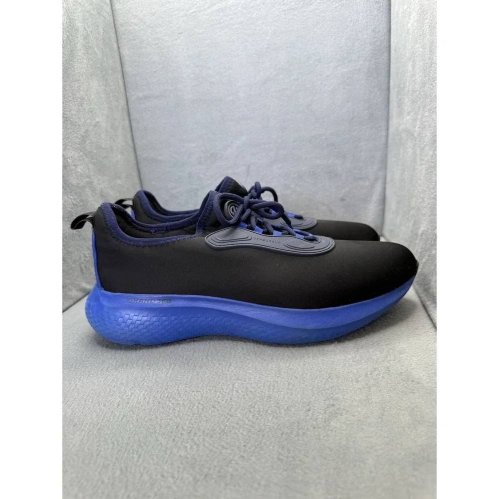 Cole Haan Zerogrand Changepace Men's 10 Black Marine Blue Sneakers C35513